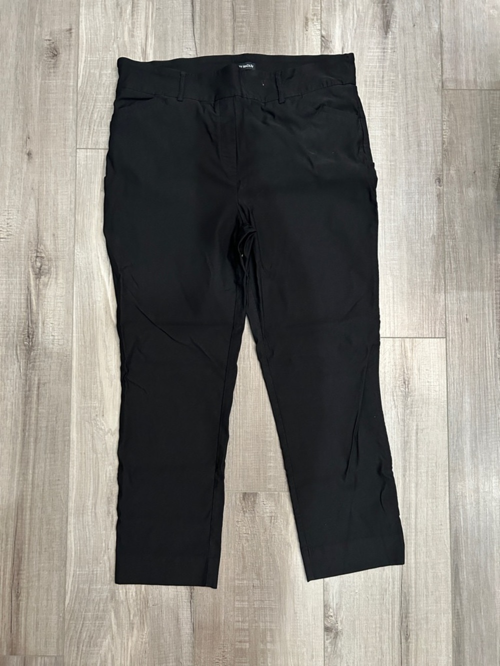 Hilary Radley Black Slim Dress Pants Size XL